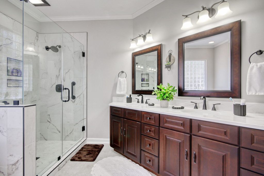 AFTER Countertop, Wall, Shower